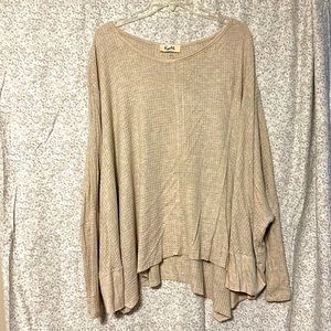 Slouchy Cream Top